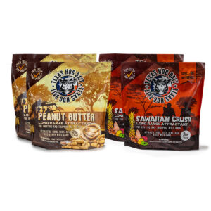2 Peanut Butter & 2 Sawaiian Crush Bags