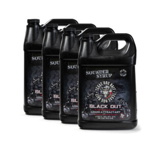 4 Black Out One Gallon Bottles